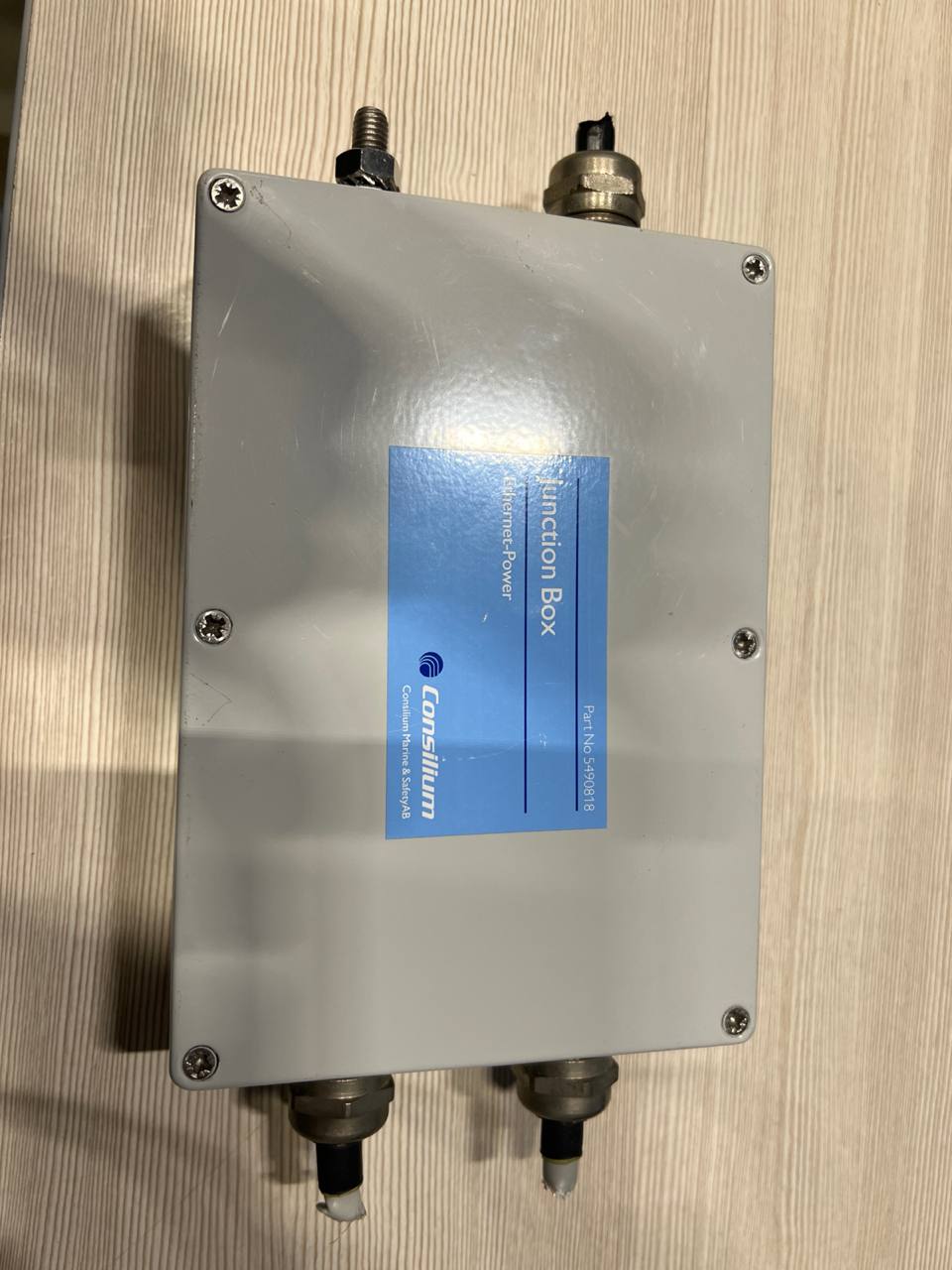 Соединительная коробка для VDR CONSILIUM p/n 5490818, s.n СПБ-9111, б.у, рабочее