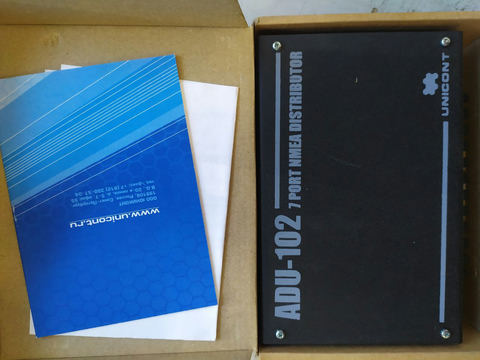 Усилитель-размножитель NMEA ADU-102 б/у б/s/n рабочее