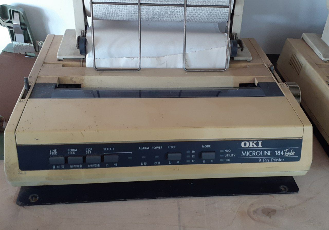 Принтер OKI Microline 184T, s.n 902A0048009, б.у, на проверку