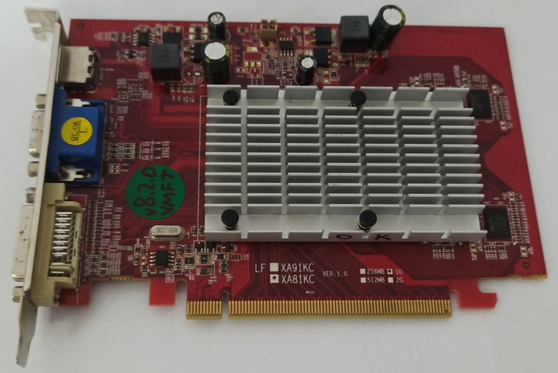 VISION MASTER Видеокарта VX5450 1GBK3-HV4, s.n LG1112, б.у, рабочее 