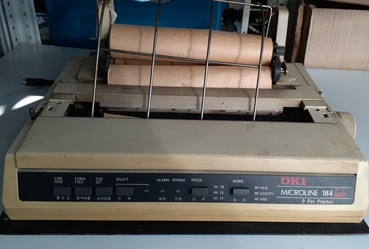 Принтер OKI Microline 184T, s.n 0042954, б.у, на проверку