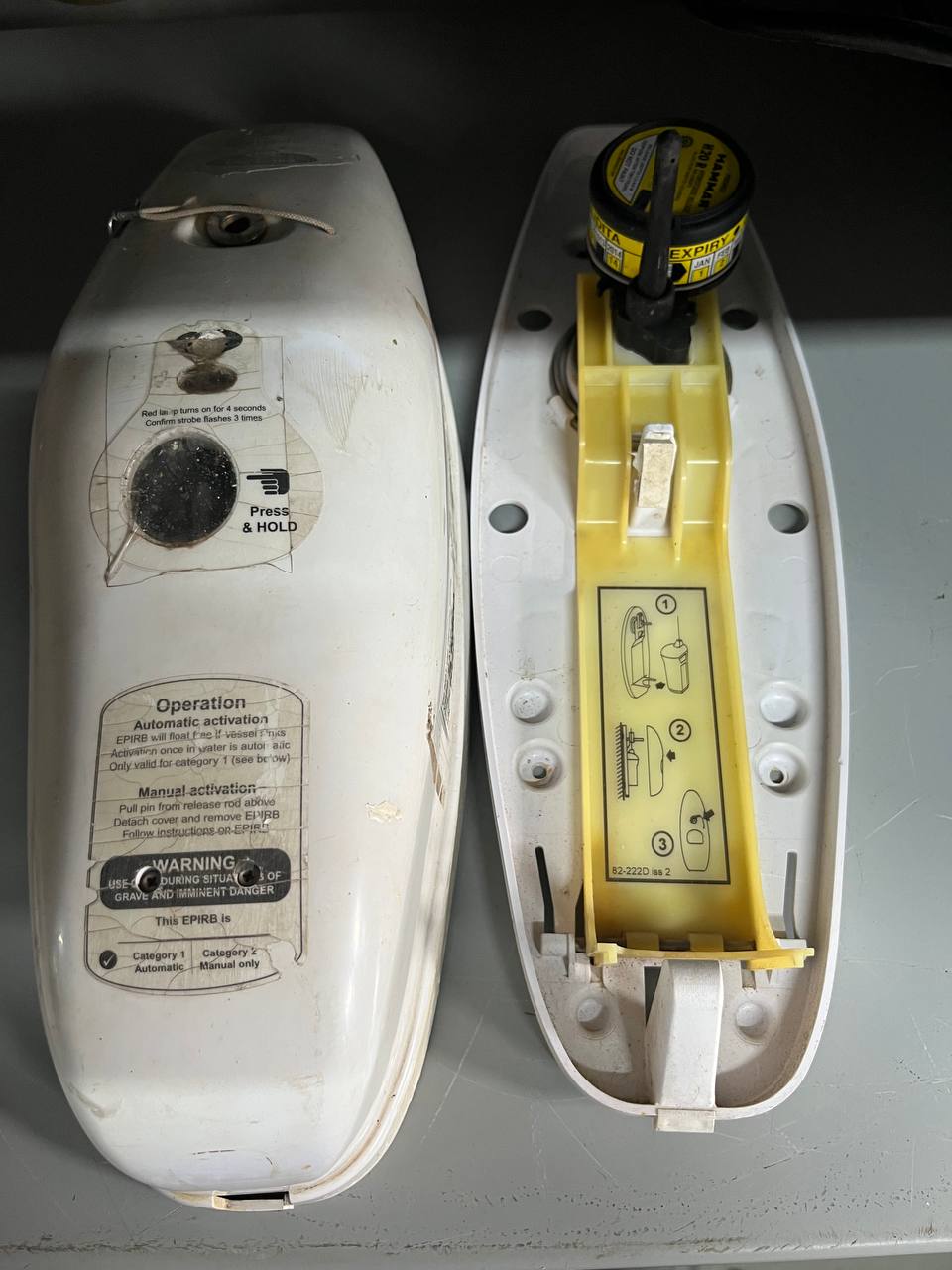 АРБ McMurdo 406 Epirb s.n 81-2213 б.у на проверку
