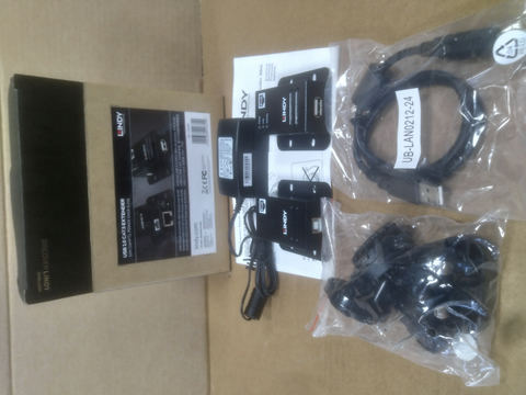 Удлинитель USB 2.0 Extender 50m power over RJ45