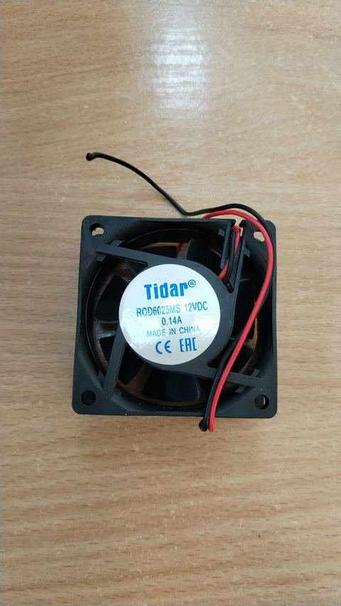 Вентилятор 12VDC 60х60х25 RQD6025MS