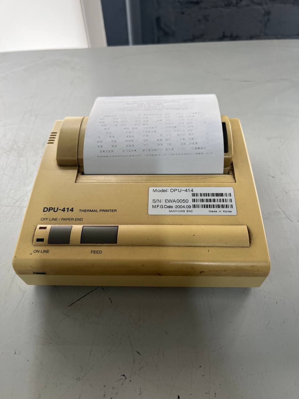 Принтер DPU-414 s.n EWA0050 б.у рабочее